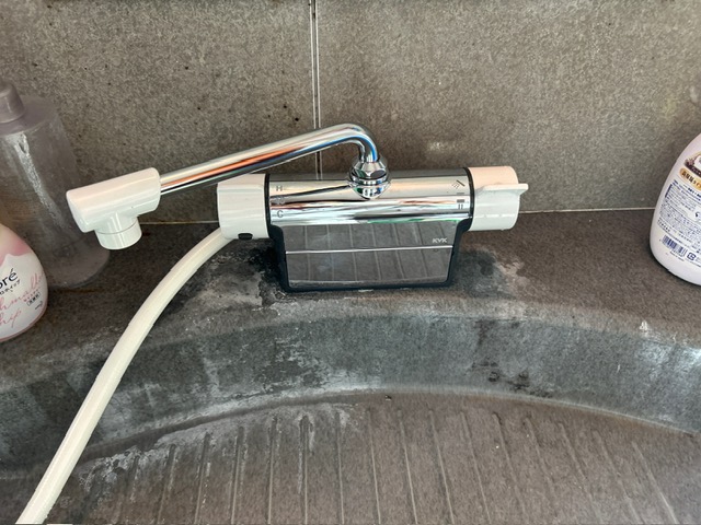 久留米市　浴室水栓取り替え工事