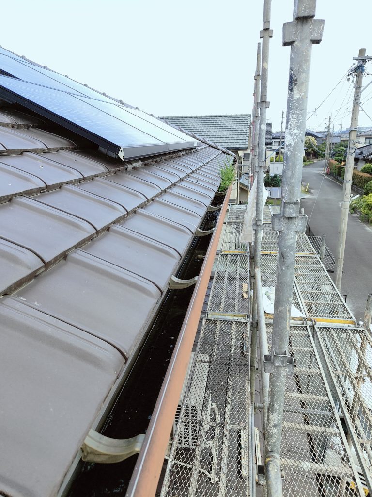 八女市　雨樋清掃