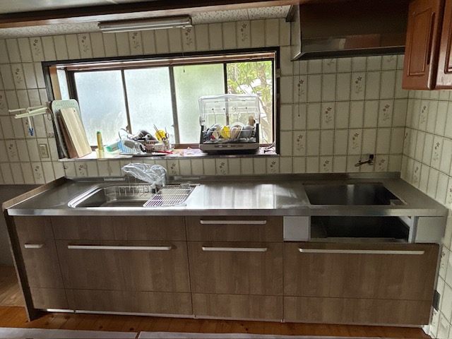 久留米市キッチン取替工事