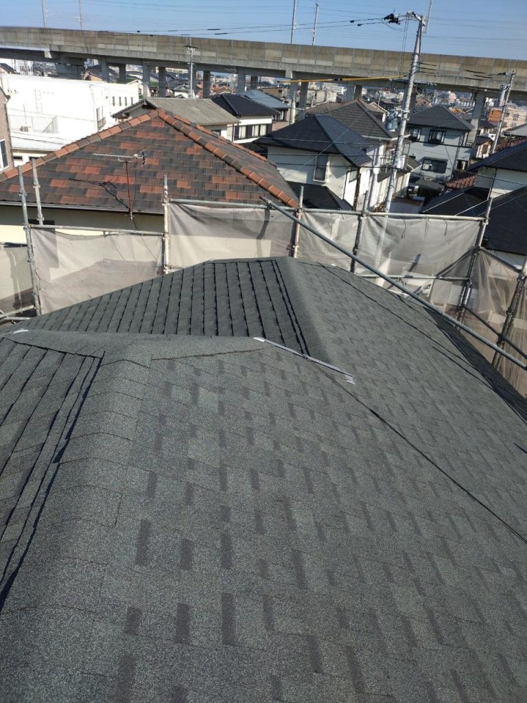 久留米市　屋根カバー工法