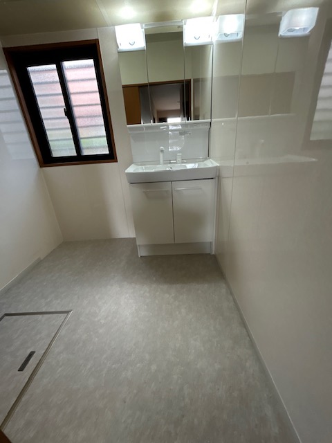 筑後市　洗面所リフォーム工事