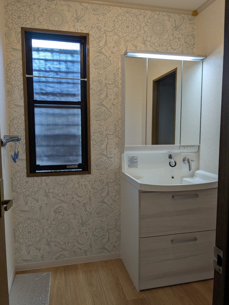 小郡市　洗面室改装工事