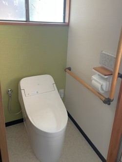 トイレ完成