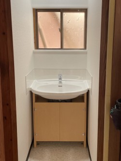 洗面完成